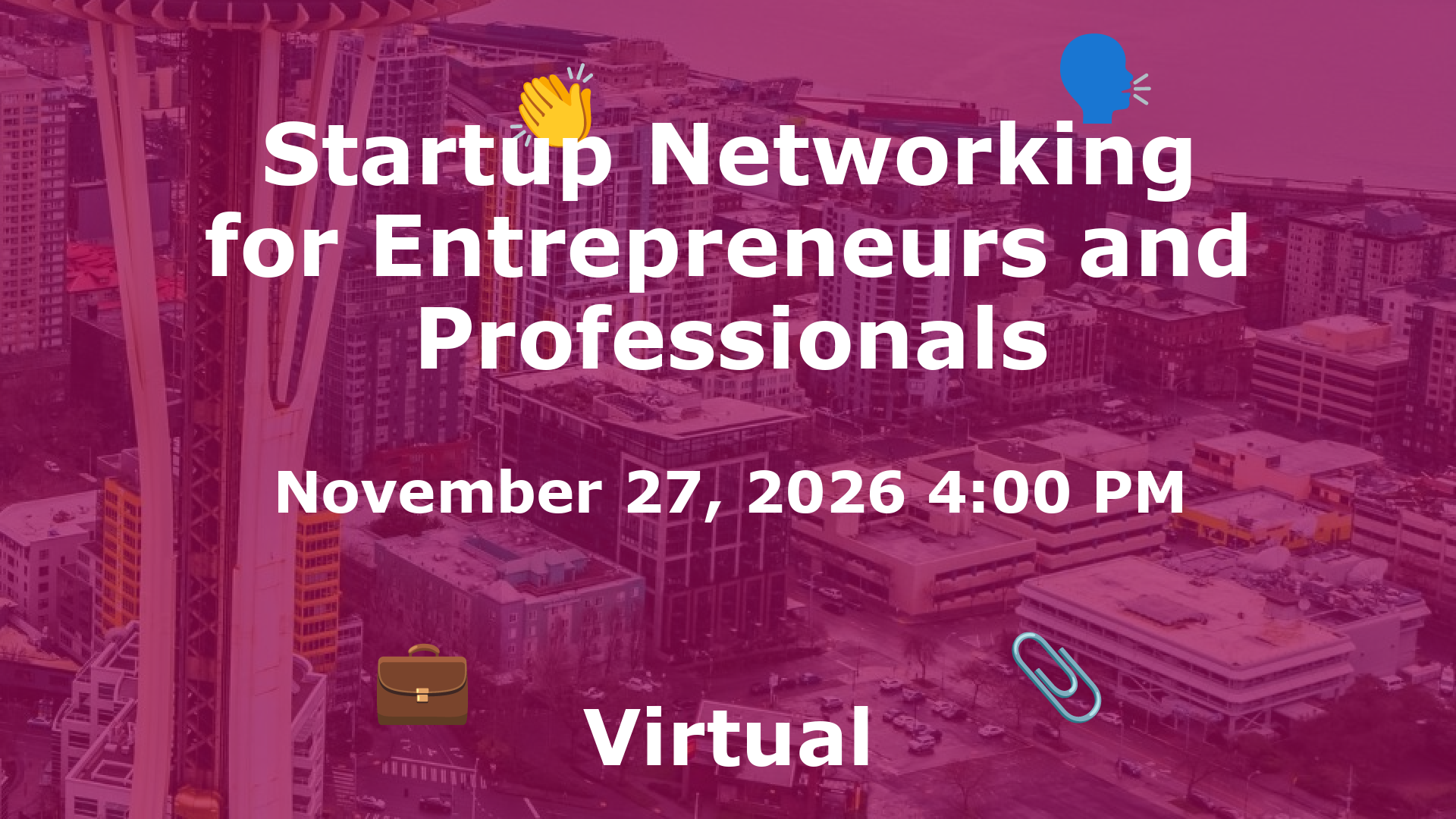 Startup Networking for Entrepreneurs and Professionals event image